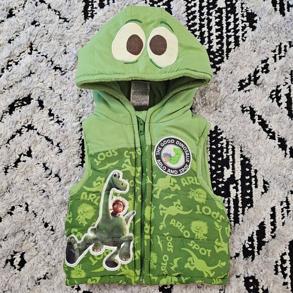 Disney Pixar The Good Dinosaur Baby Boy Shirt and Vest Set 12M - Picture 2 of 7